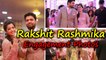Rakshith Shetty And Rashmika Mandanna Engagement Specila Moment Photos