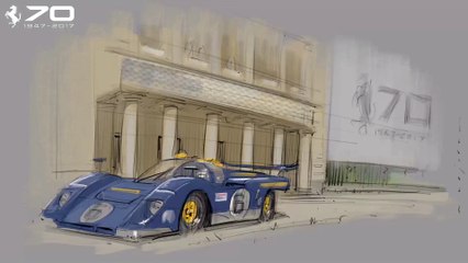 Ferrari 512 Sonoco Sketch
