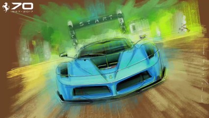 Ferrari FXX-K Sketch