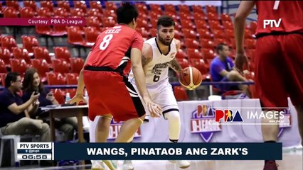SPORTS BALITA: Wangs, pinataob ang Zark's
