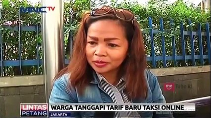 Warga Tanggapi Tarif Baru Taksi Online
