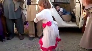Beautiful little girl dancing in peshawar