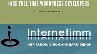 Hire Full Time Wordpress Developers