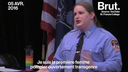 Brooke Guinan, première femme pompier ouvertement transgenre de New-York