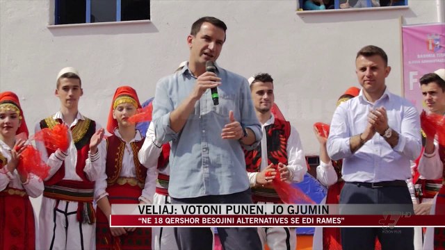 Veliaj: Në 18 qershor besojini alternatives së Edi Ramës - News, Lajme - Vizion Plus