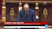 Edouard Philippe Addresses Parliament: 