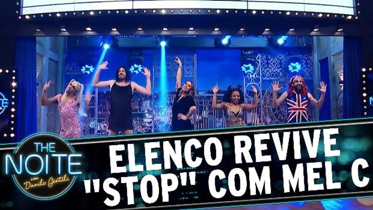 Elenco canta e dança `Stop` com Mel C