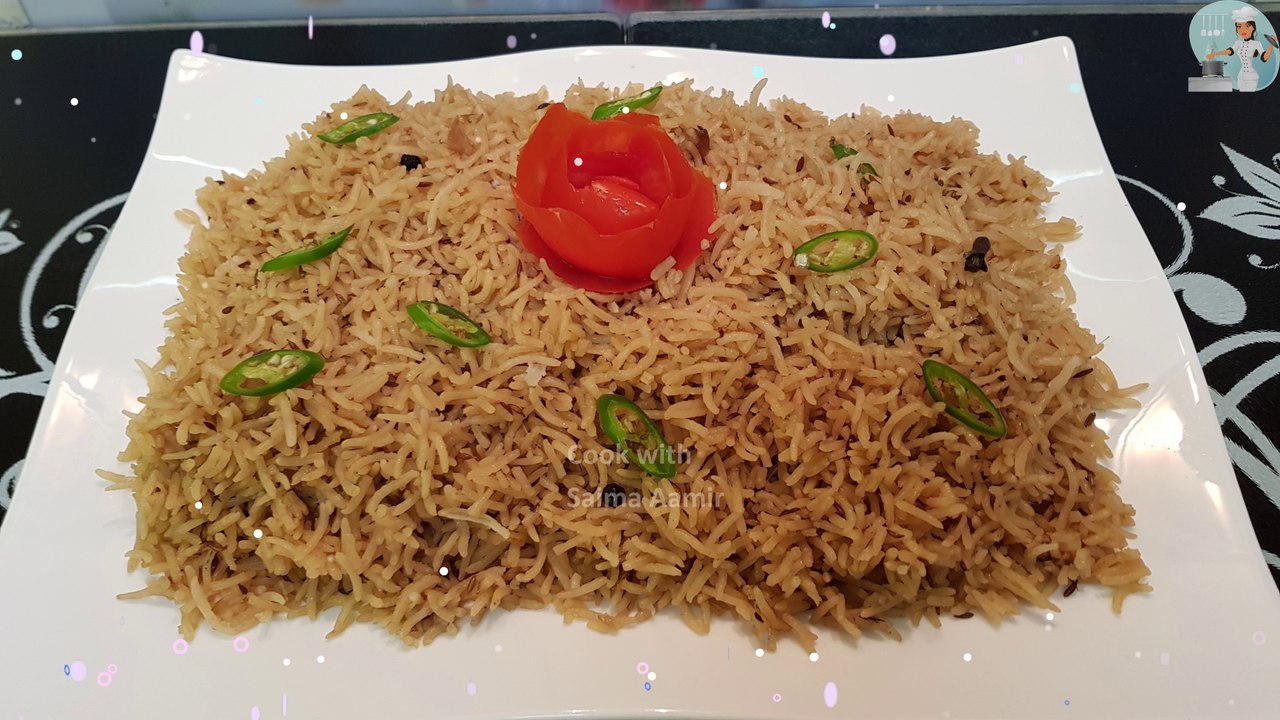 Zeera Rice / Cumin Rice / Jeera rice زیرہ رائس / Cook With Saima