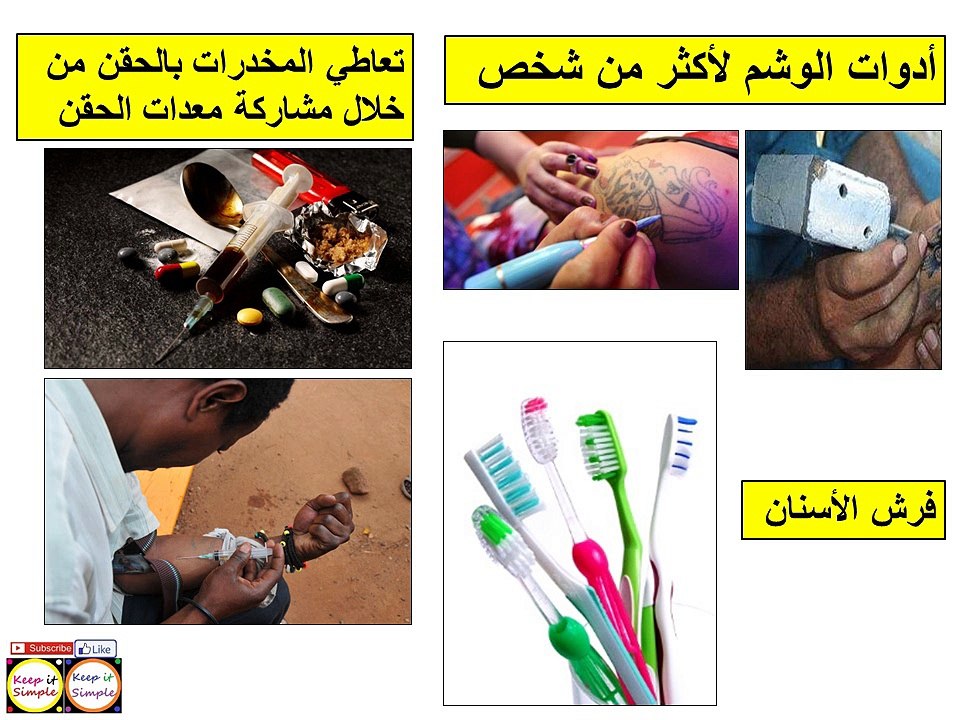 الأمراض التى تنتقل عن طريق الدم - فيروس سي و بي ( إلتهاب الكبد الوبائى سي و بى )