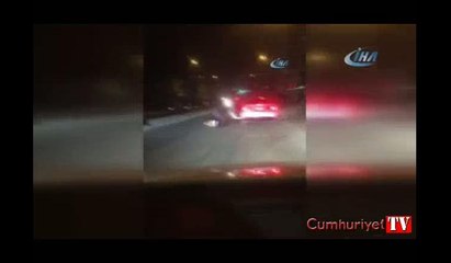 Kadını önce otomobile bindirmeye çalıştı, sonra sürükledi