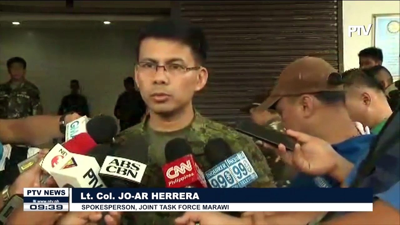 High-powered firearms recovered from Maute terrorists