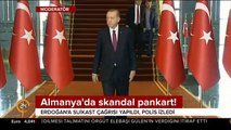 Almanya'dan bir skandal daha! Cumhurbaşkanı Erdoğan'la ilgili açılan skandal pankarta göz yumdu