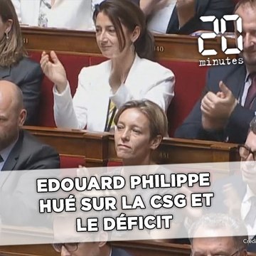 Edouard Philippe hué sur la CSG et le déficit