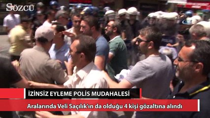 Başkent’teki eyleme polis müdahalesi