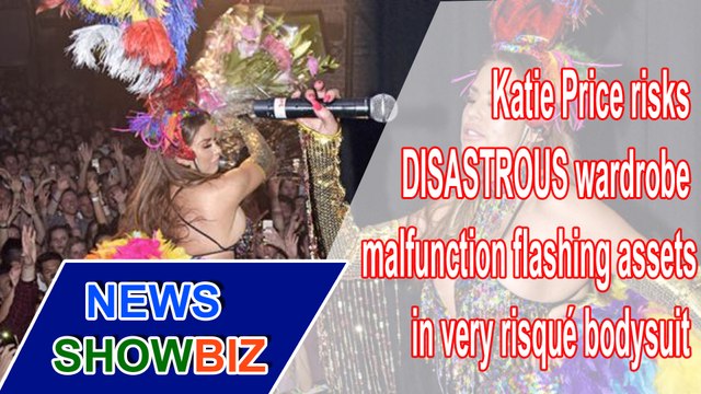 Katie Price risks DISASTROUS wardrobe malfunction | NEWS SHOWBIZ