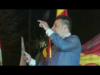 Protesta kundër vizitës së Hanit dhe shqipes
