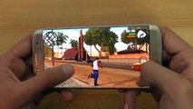 Samsy s7 edge gaming test GTA SAN ANDREAS (6K) !!!!!