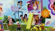 Frozen Elsa Kids Princess Castle & Barbie Park Playground ♥ Disney Princess Anna Dolls