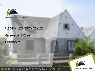 Maison A vendre Plestin les greves 102m2 - 143 850 Euros