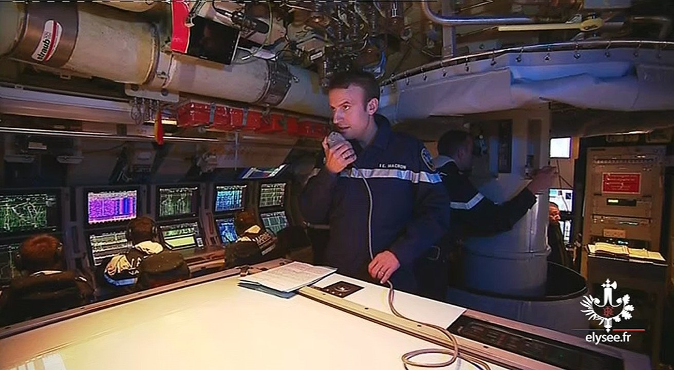 Message d'Emmanuel Macron aux sous-mariniers - Île Longue