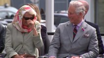 Prince Charles and the Duchess of Cornwall in fits of giggles over Inuit throat singing