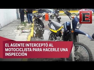 Motociclista mata a tiros a policía en calles de la GAM