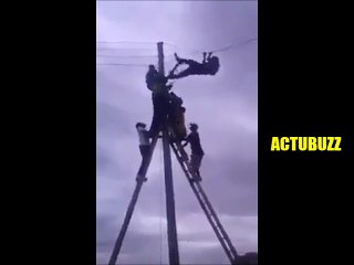 Ce monsieur voulait se suicider mais la population lui en a empêcher