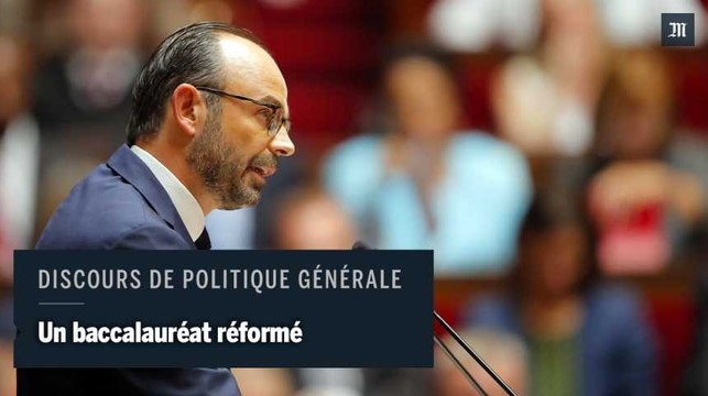 Edouard Philippe veut réformer le baccalauréat