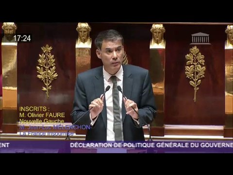 Réponse d'Olivier Faure au discours de politique générale d'Edouard Philippe