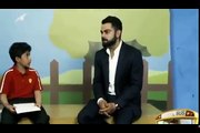 Virender Sehwag's son aryaveer sehwag interviews Virat Kohli!!!latest video 2017!!!virat kohli