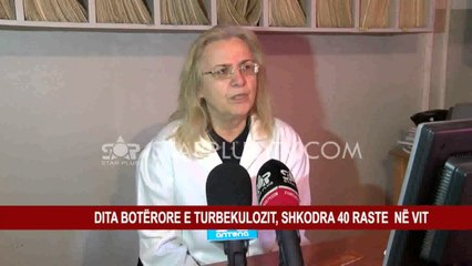 DITA BOTËRORE E TURBEKULOZIT, SHKODRA 40 RASTE NË VIT