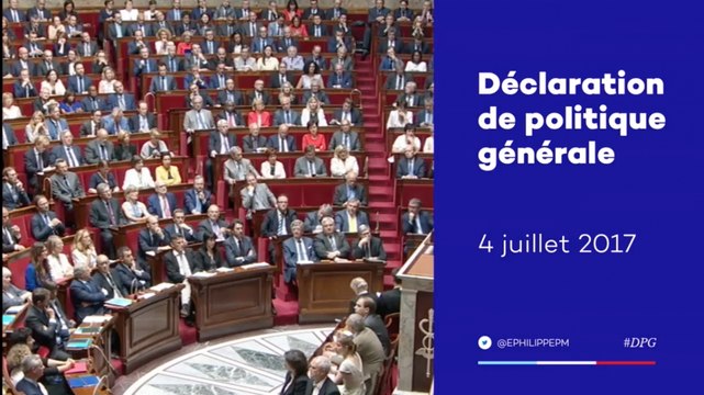 Déclaration de politique générale du Premier ministre Édouard Philippe