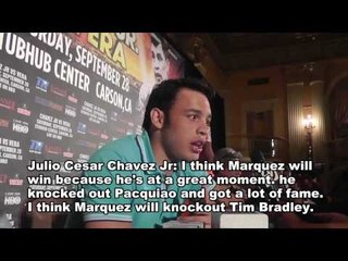 Julio Cesar Chavez Jr: Marquez Will Knockout Bradley