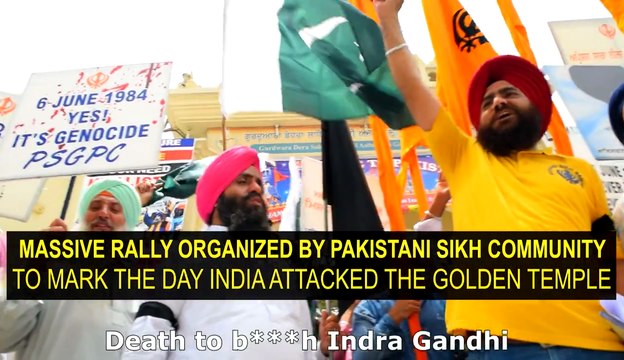 Sikh Protesting against India for 1984 Genocides of Sikhs