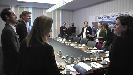 Kavakcı, Konrad Adenauer Vakfı Heyeti Ile Görüştü