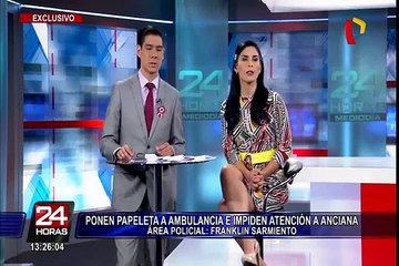 ¡Insólito! Ponen papeleta de tránsito a una ambulancia e impiden atención de paciente