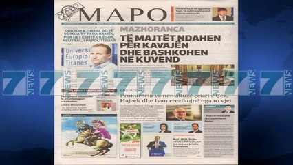 SHTYPI I DITES ME TITUJT E GAZETAVE E PREMTE 31 MARS 2017 - News, Lajme - Kanali 7