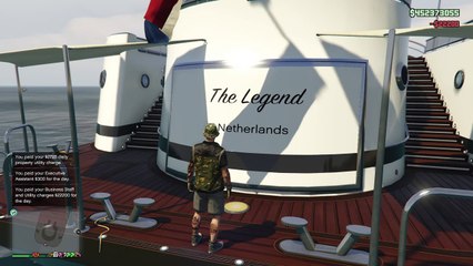Grand Theft Auto V yacht