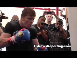 Canelo Alvarez Epic Workout In Training Camp - EsNews Boxing