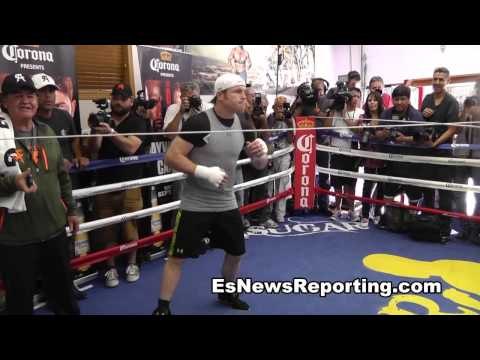 saul canelo alvarez vs floyd mayweather canelo training in big bear for fight - EsNews Boxing