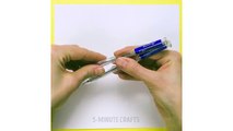 5 AWESOME life hacks with pens l 5-MINUTE CRAFTS