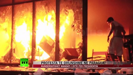 Protesta të dhunshme në Paraguai - News, Lajme - Vizion Plus