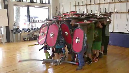 Try Taking Down These 'Roman Soldiers'... You Won't Win