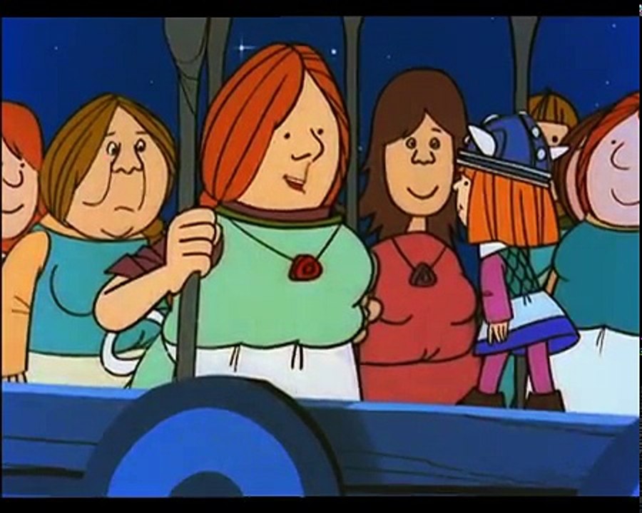 Vic le viking (1974) . Le retour à la terre . épisode 44 .