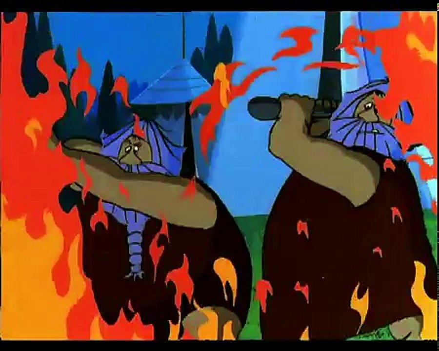 Vic le viking (1974) . L'attaque des malabarhomars . épisode 45 .