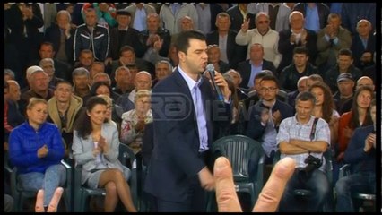 Ora News - Protesta - Basha: Të mbyllësh sytë para drogës, ose je i papërgjegjshëm o i korruptuar