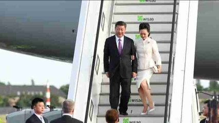 Xi llega a Berlín para reunirse con Merkel antes de la cumbre del G20
