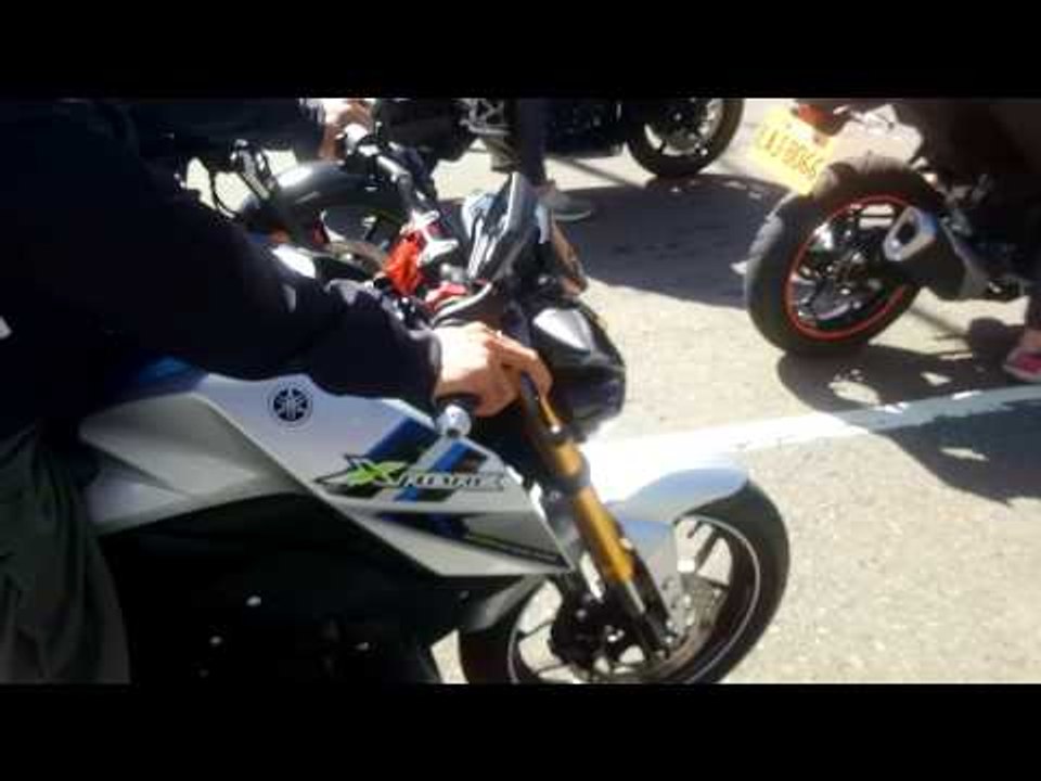 8 Year Old's FIRST Group Ride (motorbikes)