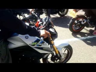 8 Year Old's FIRST Group Ride (motorbikes)