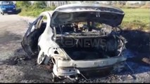 Vlorë - Gjendet një makinë e djegur, dyshohet e atentatorëve të Elidon Mehmetit
